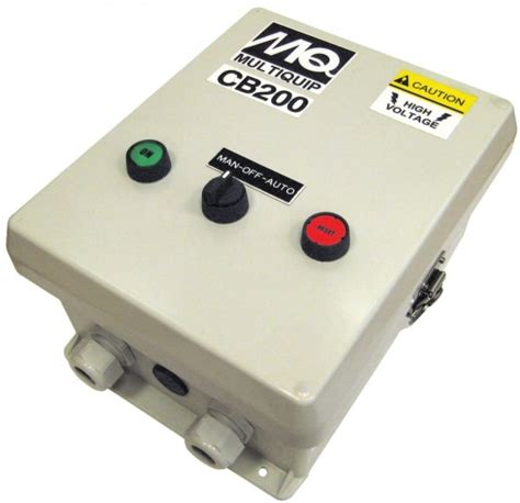 underwater well pump control box